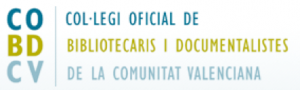 logo col-legi oficial de bibliotecaris i documentalistes de la comunitat valenciana